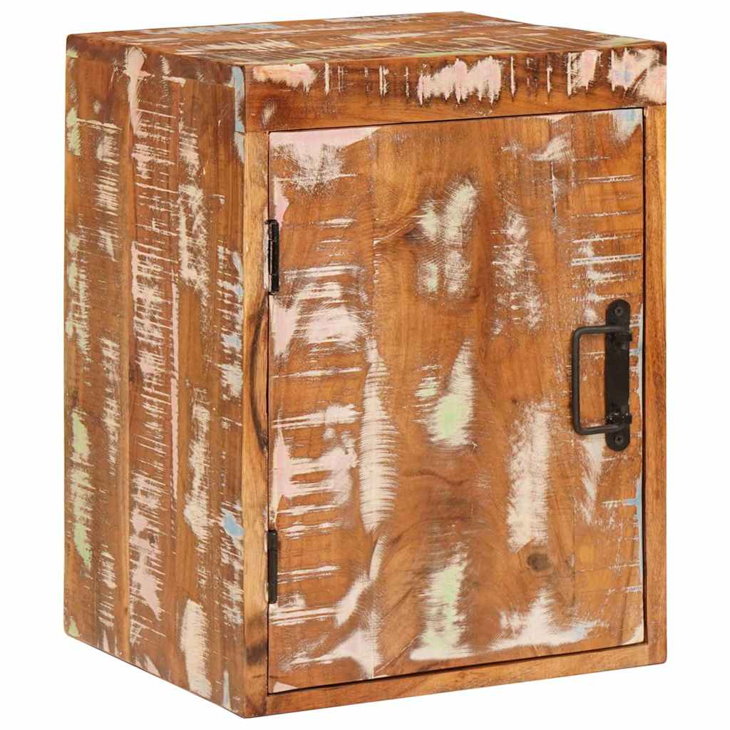 vidaXL Nachtkastje 2 pcs Bruin 35 x 33 x 48 cm Massief Gerecycled Hout