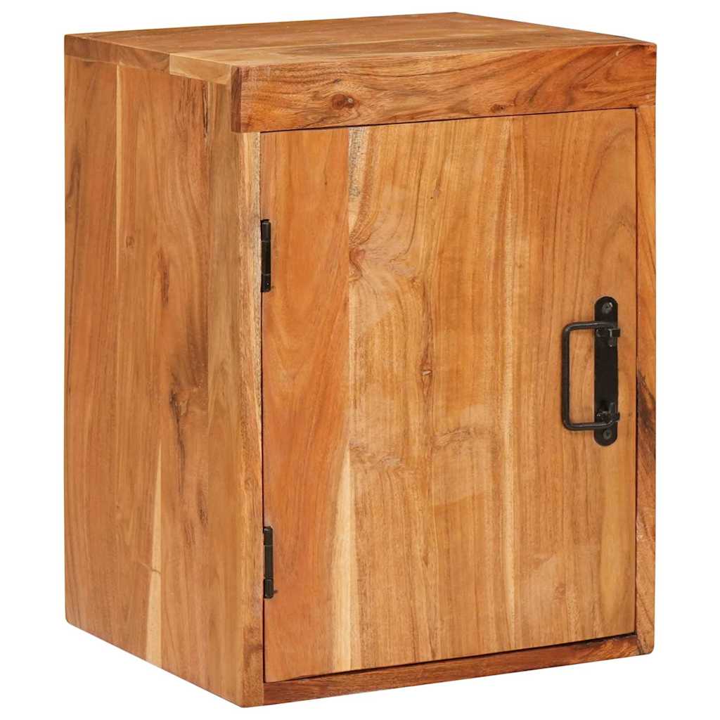 vidaXL Nachtkastje 2 pcs Bruin 35 x 33 x 48 cm Massief Hout Acacia
