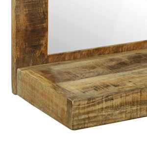 Koupelnové zrcadlo Hnědá 50 x 22 x 70 cm Masivní mangové dřevo - obrázek 8