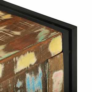 Úložná krabice Hnědá a černá 60 x 40 x 41 cm recyklované dřevo - obrázek 8