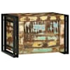 vidaXL Salvestuskarp Pruun ja must 60 x 40 x 41 cm taastatud puit