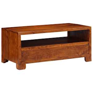 Konferenční stolek 90 x 50 x 40 cm masivní akáciové dřevo - obrázek 4