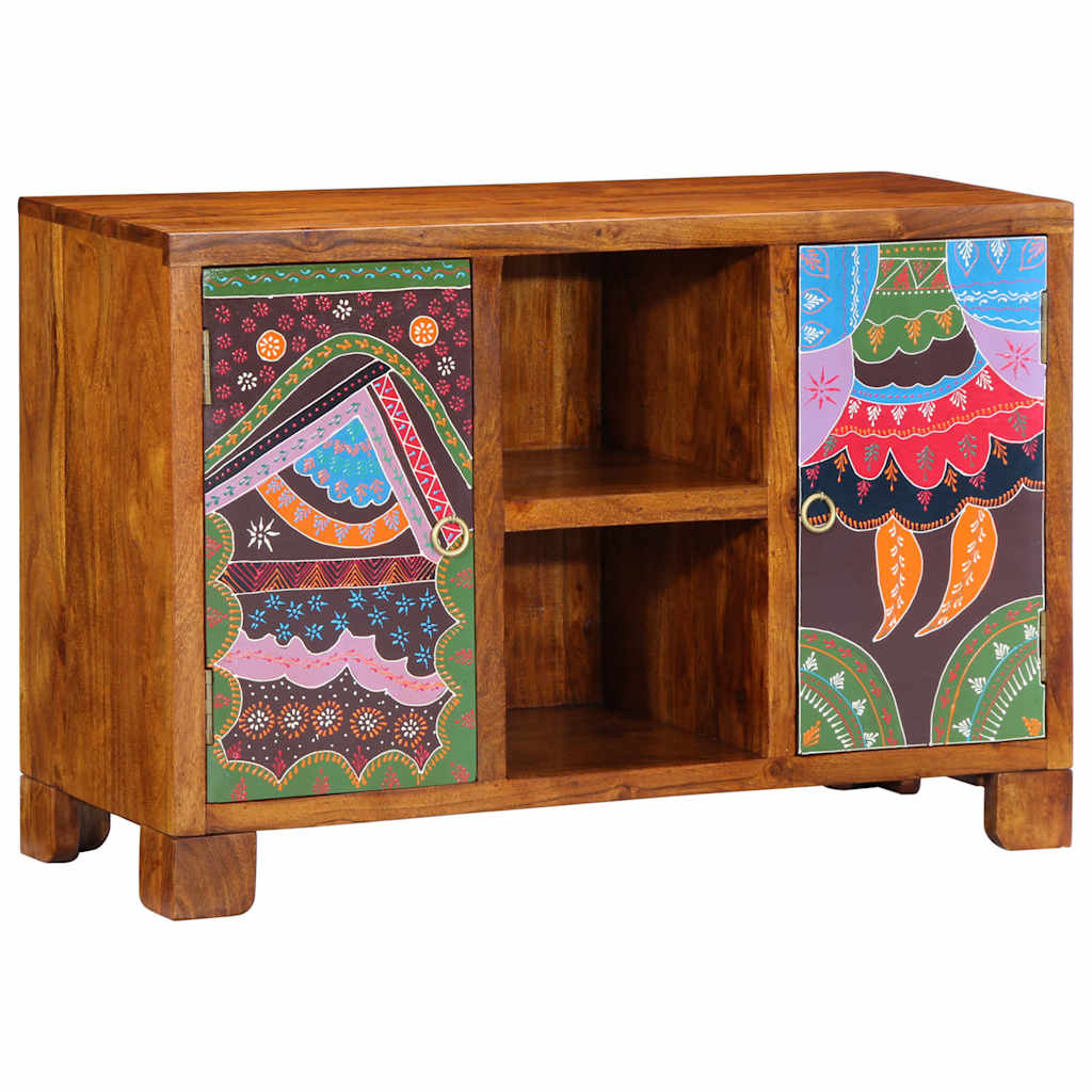 Thumbnail - vidaXL Sideboard Mehrfarbig 90x35x60 cm Massivholz Akazie