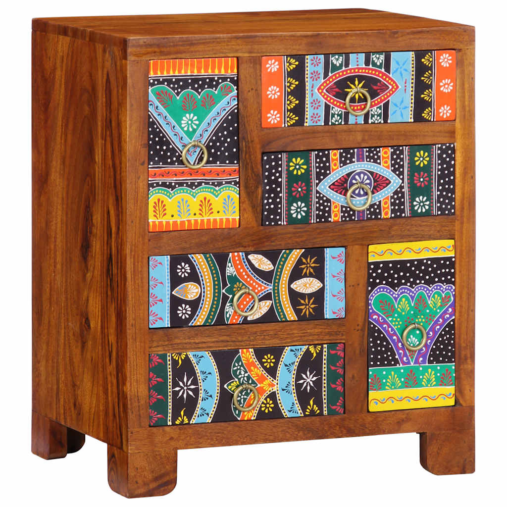 Thumbnail - vidaXL Sideboard Mehrfarbig 50x35x60 cm Massivholz Akazie