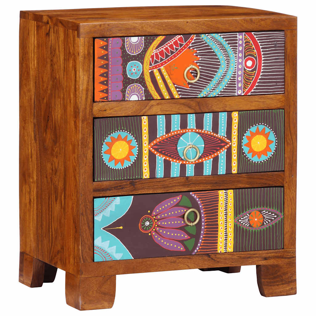 Thumbnail - vidaXL Sideboard Mehrfarbig 50x35x60 cm Massivholz Akazie