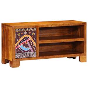 TV skříňka Multicolour 90x30x45 Masivní dřevo akácie - obrázek 3
