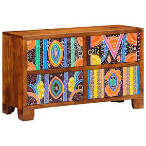 vidaXL Kinga kapp 90 x 35 x 55 cm Tugev akatsiapuu Pruun