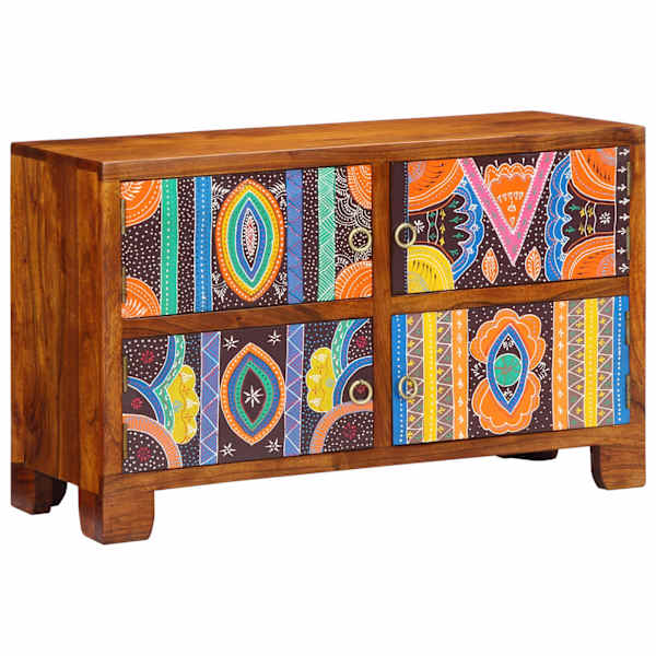 vidaXL Kinga kapp 90 x 35 x 55 cm Tugev akatsiapuu Pruun
