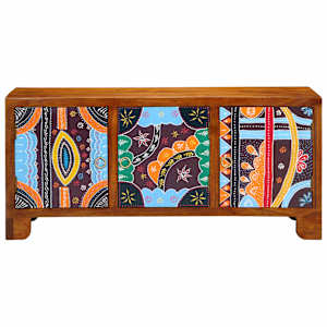 Lavička na boty s úložištěm Medová hnědá 100 x 35 x 45 cm - obrázek 4