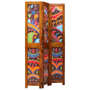 Pregrada Medeno rjava 105 x 1,5 x 180 cm Masiven les akacije