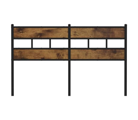 vidaXL Kopfteil R&auml;uchereiche 160 cm Eisen und Holzwerkstoff