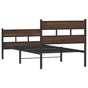 Postel bez matrace s hlavovým a nožním čelem 80 x 200 cm - obrázek 6