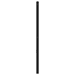 Náhradní čelo postele hnědý dub 120 cm ocel a kompozitní dřevo - obrázek 4