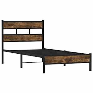 Postel bez matrace s čelem dub sonoma 107 x 203 cm - obrázek 3