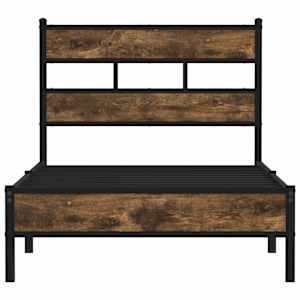 Postel bez matrace s čelem dub sonoma 107 x 203 cm - obrázek 4