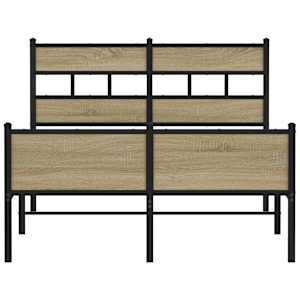 Rám postele bez matrace dub sonoma 120x190 cm kompozitní dřevo - obrázek 4