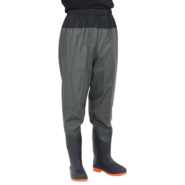 vidaXL waist waders koos saabastega, tumeroheline, suurus 44