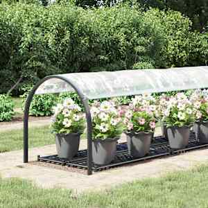 vidaXL Prelata transparenta cu ochiuri 1x4 m polietilena