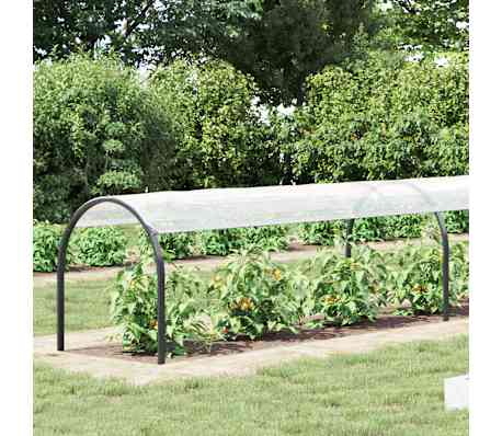 vidaXL Prelata transparenta cu ochiuri 1x8 m polietilena