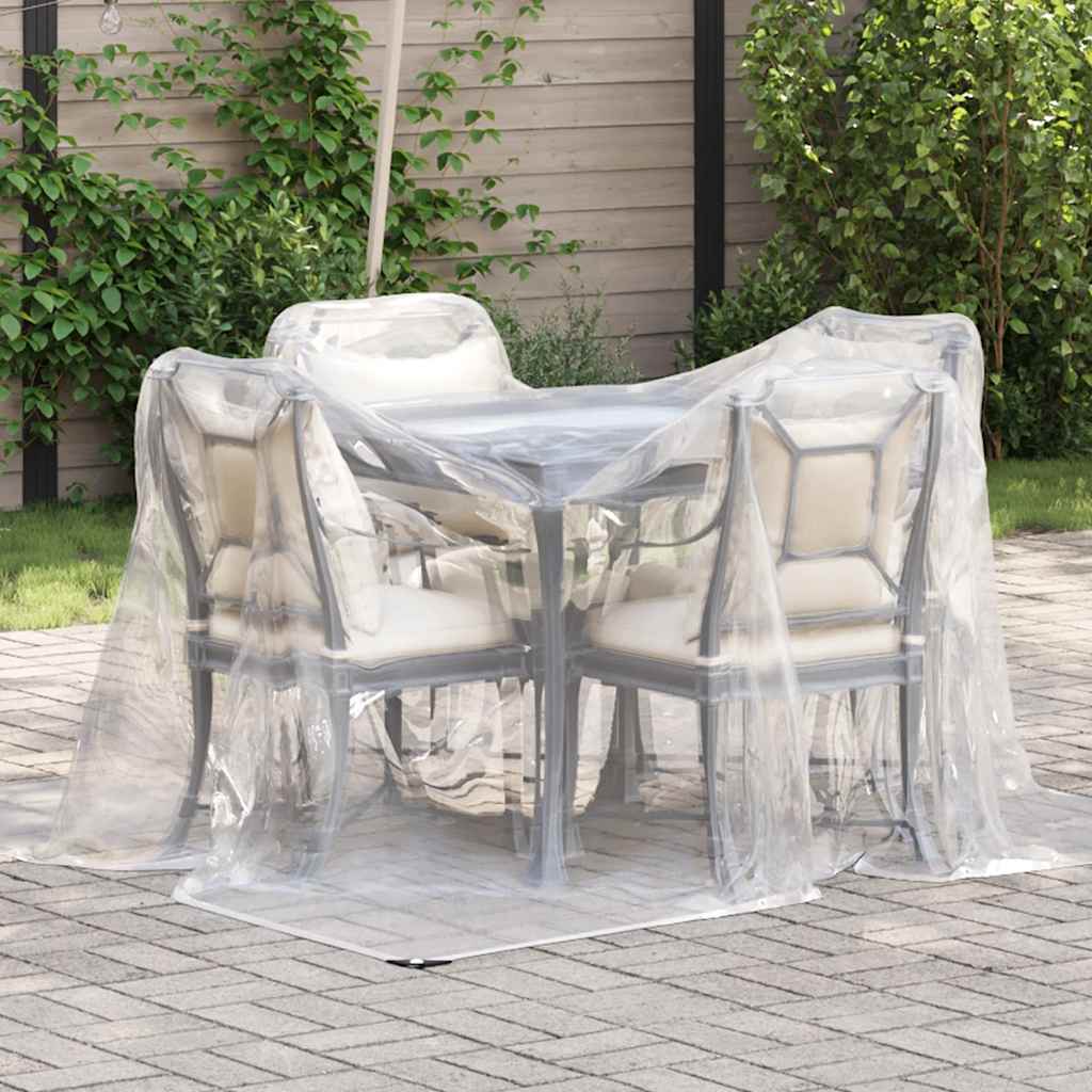 vidaXL Prelata transparenta cu ochiuri 2x3 m polietilena