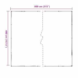 Čirá plachta s oky 4x8 m polyethylen - obrázek 10