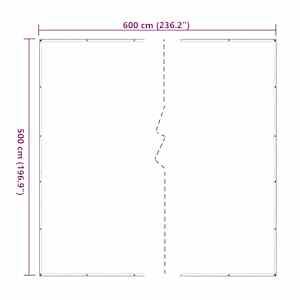 Čirá plachta s oky 5x6 m polyethylen - obrázek 10