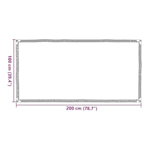 Čirá plachta s oky 1x2 m polyethylen - obrázek 11