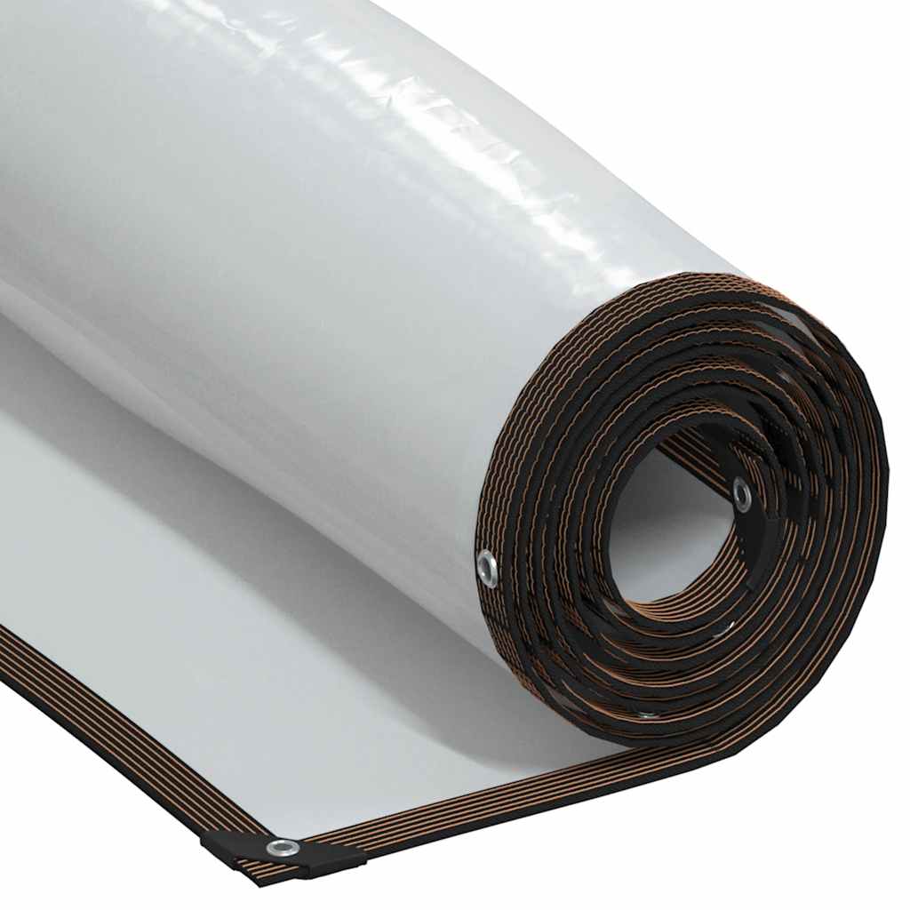 vidaXL Čirá plachta s oky 1x8 m polyethylen