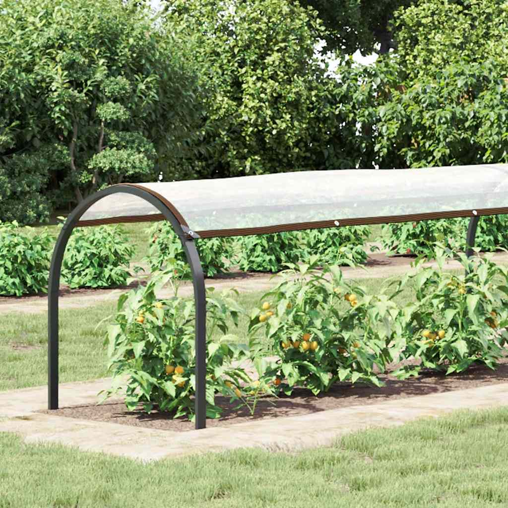 vidaXL Doorzichtig zeildoek met zeilringen 1x12 m polyethyleen afbeelding