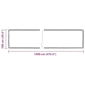 Čirá plachta s oky 1x12 m polyethylen - obrázek 10