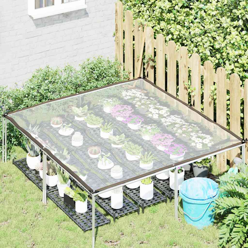 Thumbnail - vidaXL Klare Plane mit Ösen 2x2 m Polyethylen