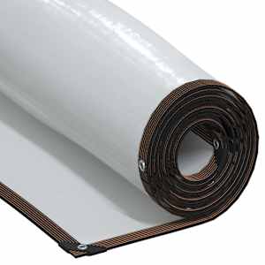 Průhledná plachta s očky 3x3 m polyethylenová - obrázek 1