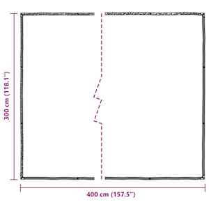 Průhledná plachta s očky 3x4 m polyethylenová - obrázek 10