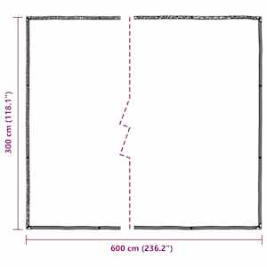 Čirá plachta s oky 3x6 m polyethylen - obrázek 10