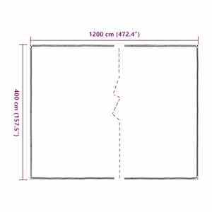 Čirá plachta s oky 4x12 m polyethylen - obrázek 10