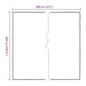 Čirá plachta s oky 5x8 m polyethylen - obrázek 10