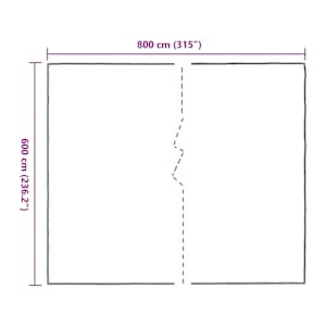 Čirá plachta s oky 6x8 m polyethylen - obrázek 10