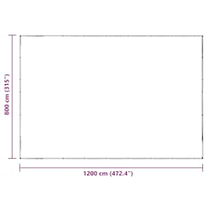Čirá plachta s oky 8x12 m polyethylen - obrázek 11