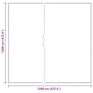 Čirá plachta s oky 12x12 m polyethylen - obrázek 11