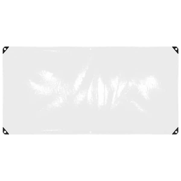 vidaXL L&auml;bipaistev Present aasadega 1x2 m PVC