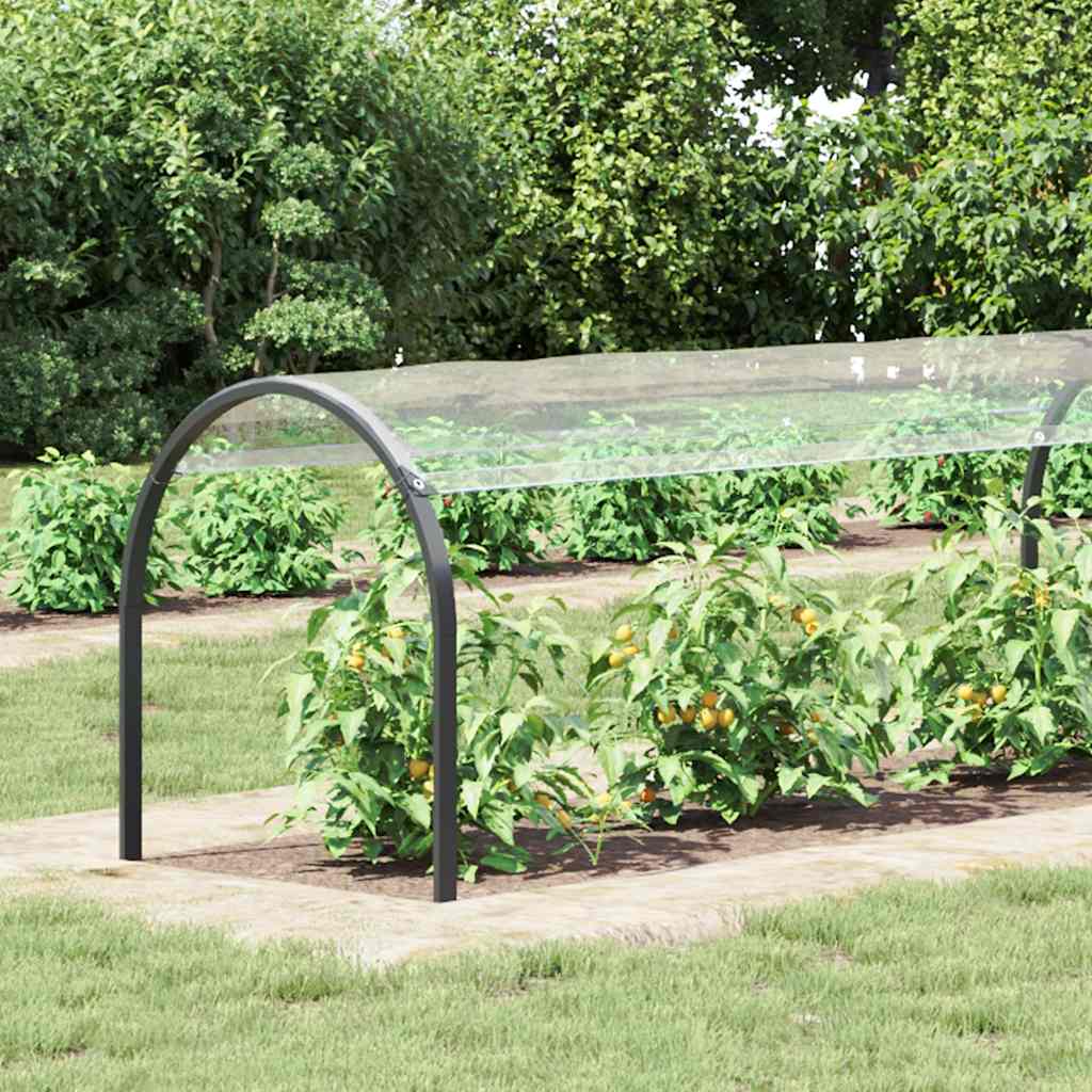 vidaXL átlátszó ponyva lyukasztóval 1x6 m PVC
