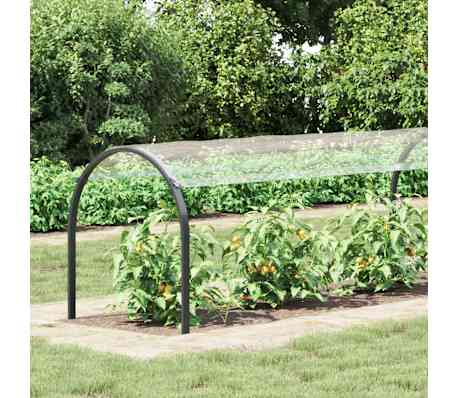 vidaXL kirkas suojapeite silmukoilla 1x10 m PVC