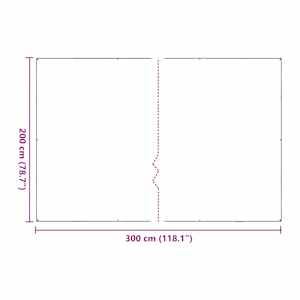 Čirá plachta s oky 2x3 m PVC - obrázek 12