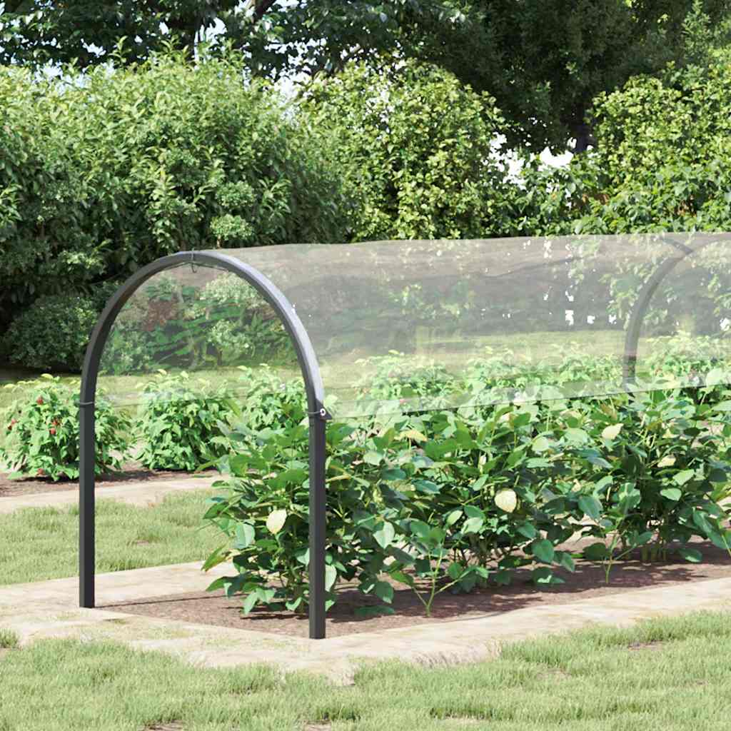 vidaXL Prelata transparenta cu ochiuri 2x10 m PVC