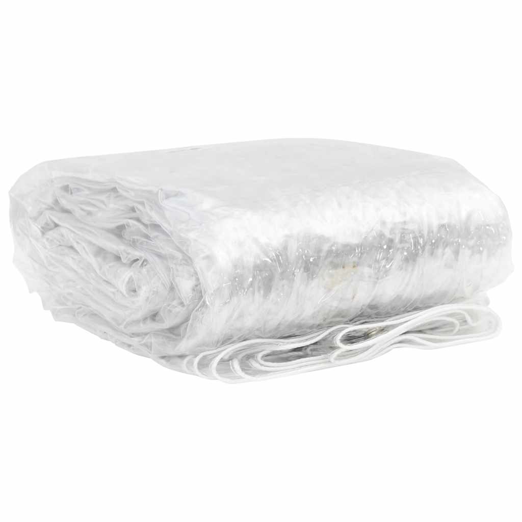 Thumbnail - vidaXL Transparente Plane mit Ösen 2x10 m PVC