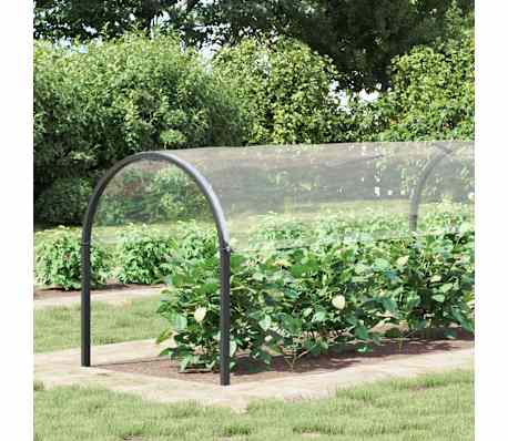 vidaXL Prelata transparenta cu ochiuri 2x12 m PVC