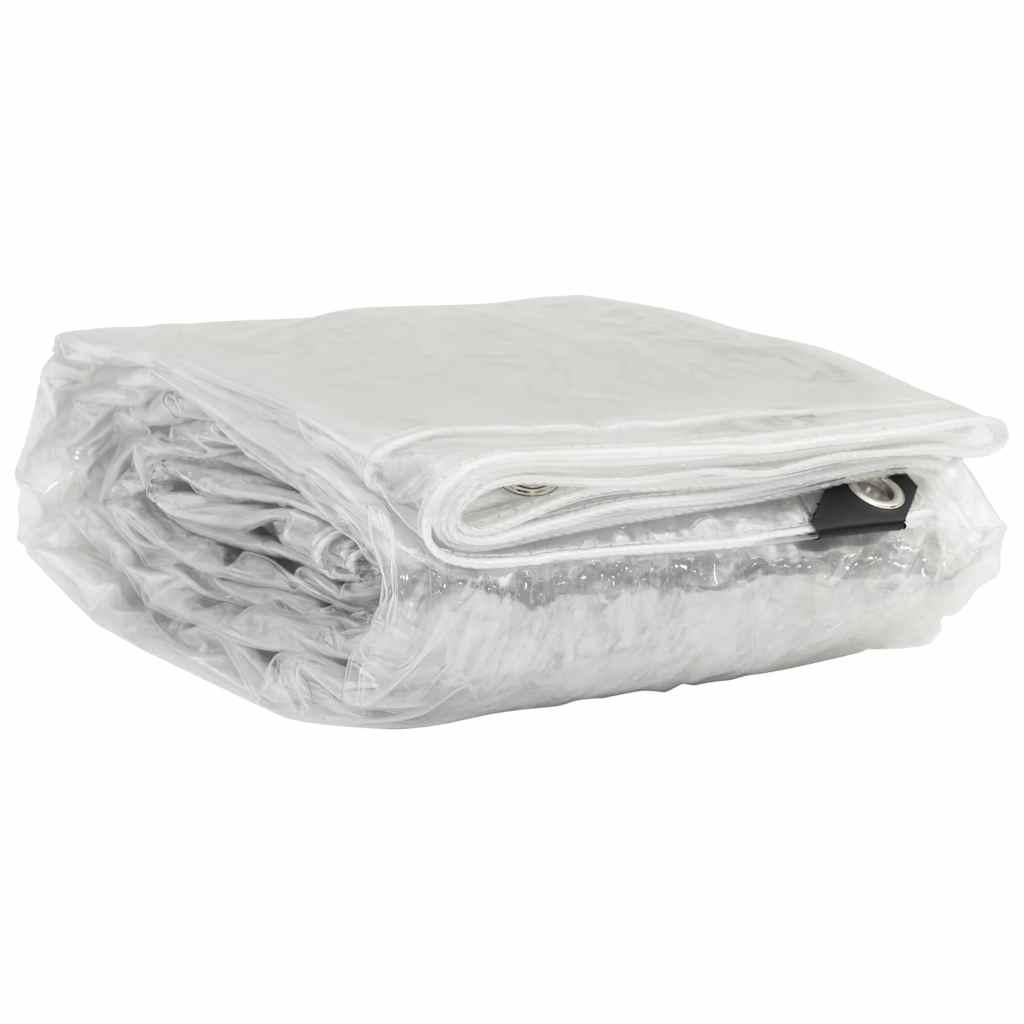 Thumbnail - vidaXL Transparente Plane mit Ösen 3x4 m PVC