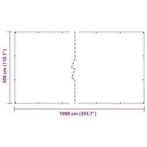 Čirá plachta s oky 3x10 m PVC - obrázek 10