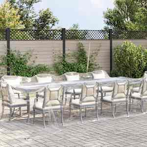 vidaXL Prozirna cerada s u&scaron;icama 4x10 m PVC