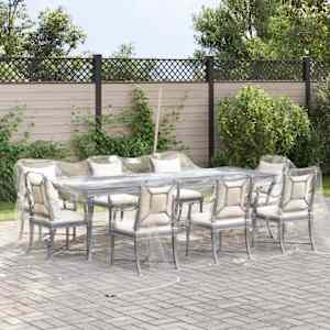 vidaXL Transparente Plane mit &Ouml;sen 5x5 m PVC